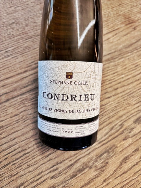 CONDRIEU LES VIELLES VIGNES DE JACQUES VERNAY BLANC 2020 COTES DU RHONE STEPHAN OGIER